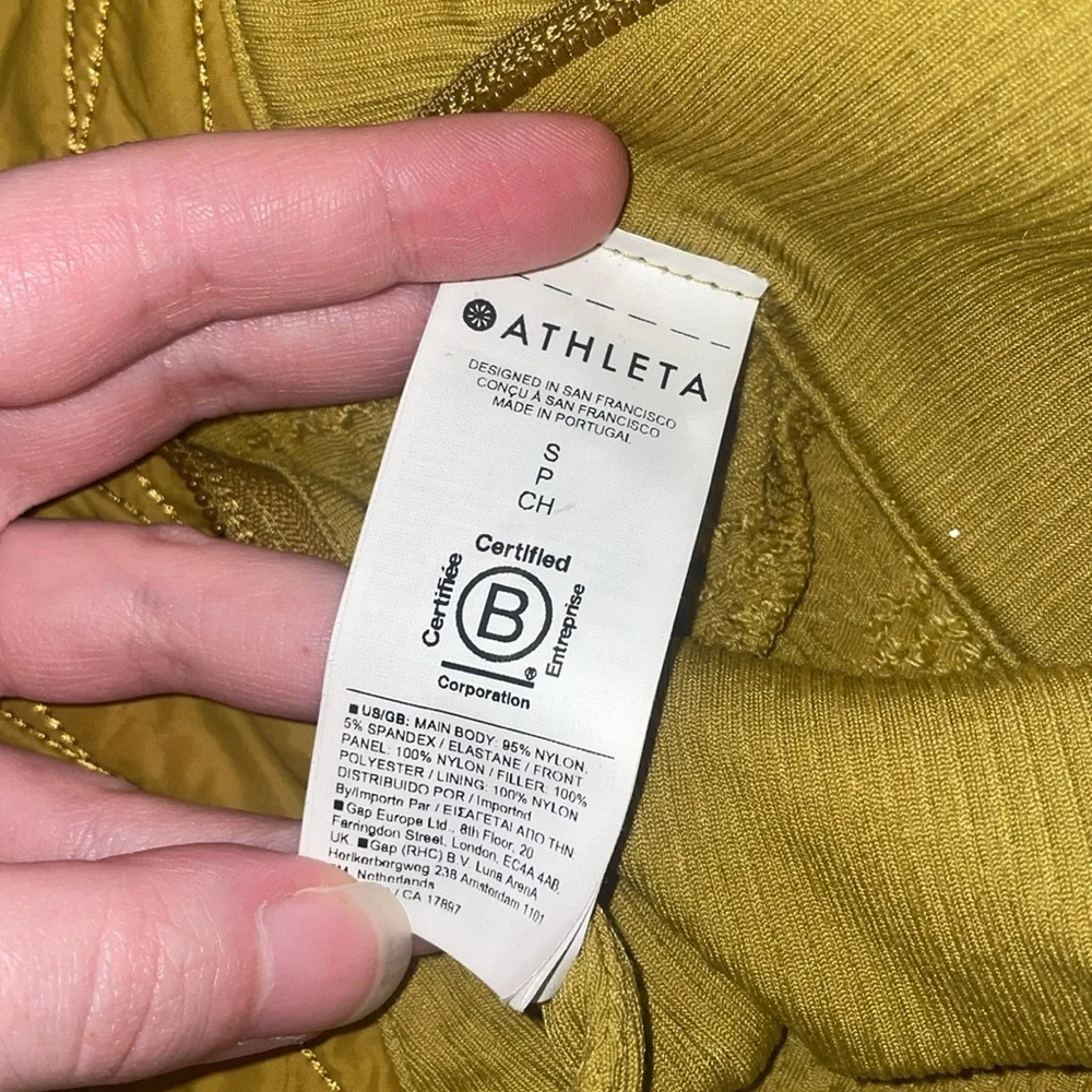 Athleta gold athletic